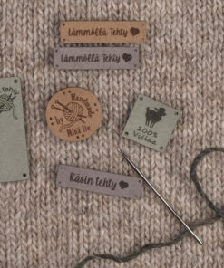 Handmade merkit - Alcantara